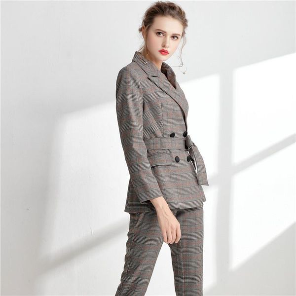 women's suits & blazers oftbuy 2021 spring autumn fashion vintage casual coat office eleganti double breasted blazer classic plaid wome, White;black
women's suits & blazers oftbuy 2021 spring autumn fashion vintage casual coat office eleganti double breasted blazer classic plaid wome, White;black