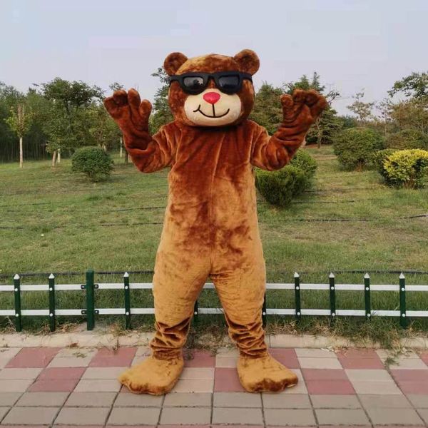 halloween brown bear wearing glasses mascot costume animal theme character carnival adults outfit christmas birthday party dress, Red;yellow
halloween brown bear wearing glasses mascot costume animal theme character carnival adults outfit christmas birthday party dress, Red;yellow