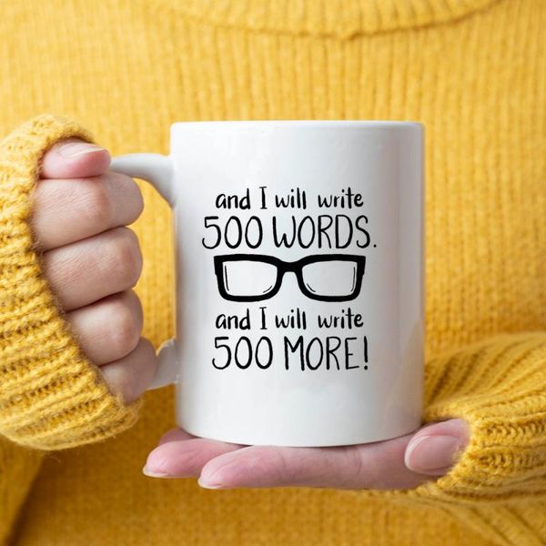mugs and i will write 500 words - funny coffee mug gift for journalists author literary 11oz ceramic milk cup
mugs and i will write 500 words - funny coffee mug gift for journalists author literary 11oz ceramic milk cup