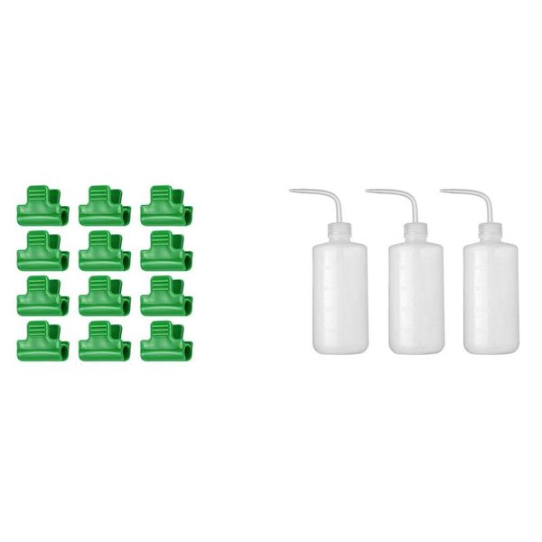 watering equipments 3pcs irrigation bottle 500ml 17oz indoor plant can & 12x greenhouse clip row cover mesh tunnel hoop
watering equipments 3pcs irrigation bottle 500ml 17oz indoor plant can & 12x greenhouse clip row cover mesh tunnel hoop