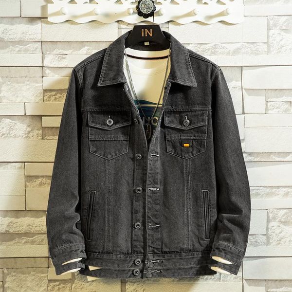 men's jackets fashion streetwear men denim jacket destroyed spliced designer ripped coat smoky gray hip hop cowboy, Black;brown
men's jackets fashion streetwear men denim jacket destroyed spliced designer ripped coat smoky gray hip hop cowboy, Black;brown