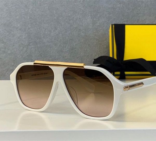 outdoor eyewear white acetate frame pilot sunglasses women brown gradient over size double bar
outdoor eyewear white acetate frame pilot sunglasses women brown gradient over size double bar
