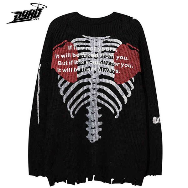 men's long sved vintage skeleton printed knitted sweater, pure cotton, loose, tear dign, autumn top, White;black
men's long sved vintage skeleton printed knitted sweater, pure cotton, loose, tear dign, autumn top, White;black