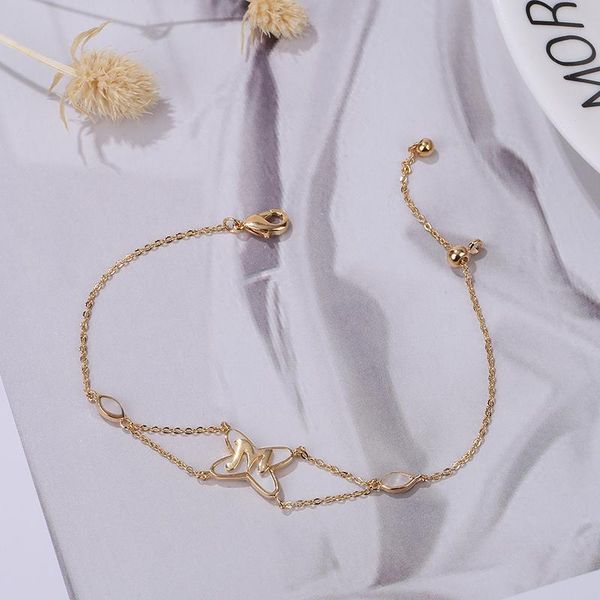 charm bracelets butterfly letter simple and extremely thin bracelet wild stacking couple girlfriends gift jewelry, Golden;silver
charm bracelets butterfly letter simple and extremely thin bracelet wild stacking couple girlfriends gift jewelry, Golden;silver