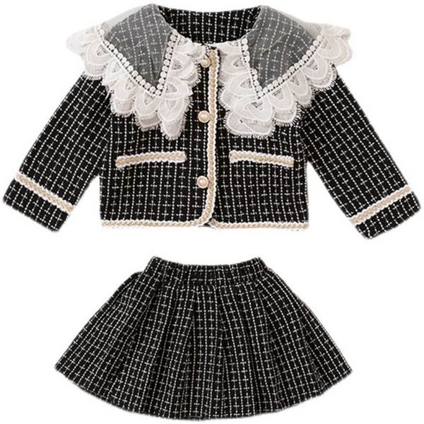girls sweater sets kids clothing baby clothes outfits autumn winter knitting patterns lace round collar cardigan coat plaid pleated skirt 2p, Blue
girls sweater sets kids clothing baby clothes outfits autumn winter knitting patterns lace round collar cardigan coat plaid pleated skirt 2p, Blue