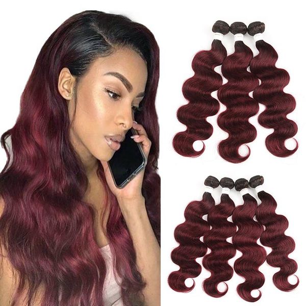 human hair bulks t1b/99j redwine bundles brazilian body wave ombre weave soku 3/4 pcs non-remy extension, Black
human hair bulks t1b/99j redwine bundles brazilian body wave ombre weave soku 3/4 pcs non-remy extension, Black