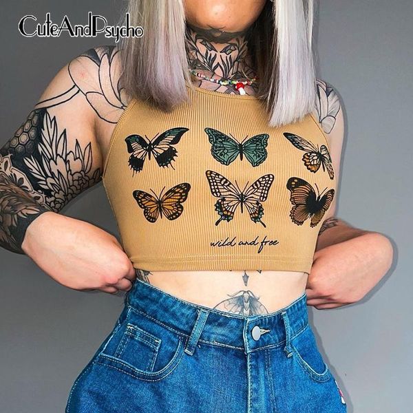 women's tanks & camis butterfly print y2k cotton camisole 2000s aesthetic chic cropped slim outfits casual streetwear fashion cute, White
women's tanks & camis butterfly print y2k cotton camisole 2000s aesthetic chic cropped slim outfits casual streetwear fashion cute, White