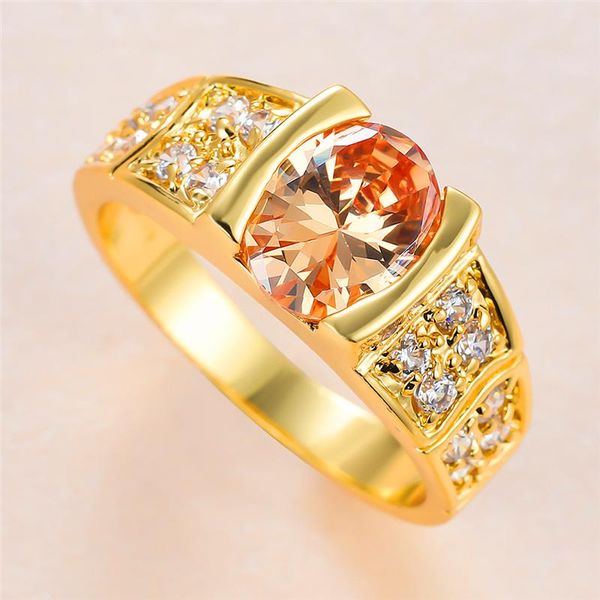 wedding rings trendy female champagne crystal big ring charm gold color for women luxury bride oval zircon engagement, Slivery;golden 
wedding rings trendy female champagne crystal big ring charm gold color for women luxury bride oval zircon engagement, Slivery;golden