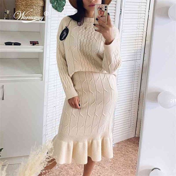 knitting warm thick pullover and mermaid skirt two piece set women drop shoulder oversized winter elegant sweater c-230 210407, White
knitting warm thick pullover and mermaid skirt two piece set women drop shoulder oversized winter elegant sweater c-230 210407, White