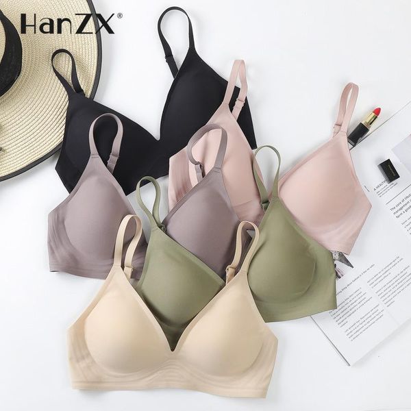 bras hanzx seamless bra wire brassieres soft intimate women underwear intimates womens lingerie & sleepwears, Red;black 
bras hanzx seamless bra wire brassieres soft intimate women underwear intimates womens lingerie & sleepwears, Red;black