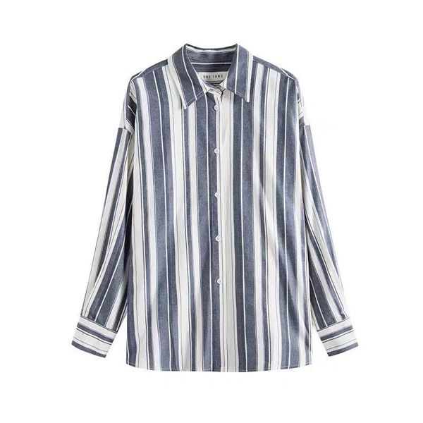shirts autumn korea fashion long striped sleeves all combined casual cotton blouse women's s401, White
shirts autumn korea fashion long striped sleeves all combined casual cotton blouse women's s401, White