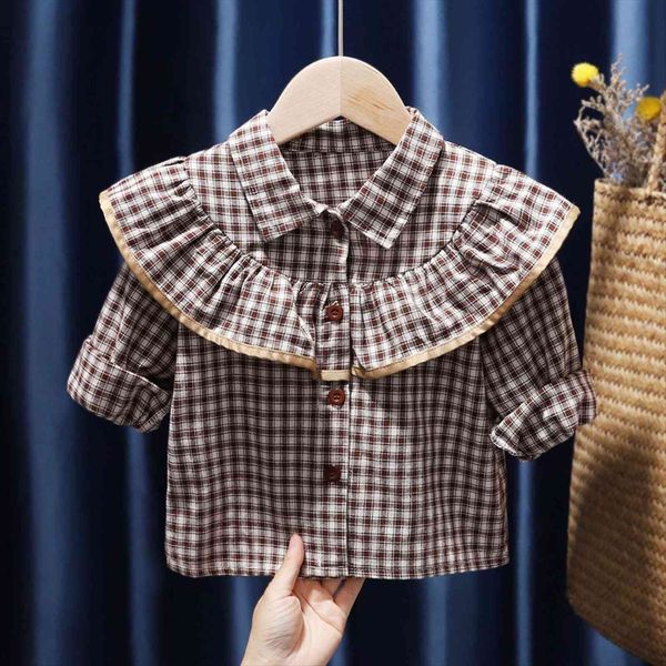 plaid floral print vintage cotton girls t shirts korean stylish kids spring autumn long sleeve children shirt, Blue
plaid floral print vintage cotton girls t shirts korean stylish kids spring autumn long sleeve children shirt, Blue