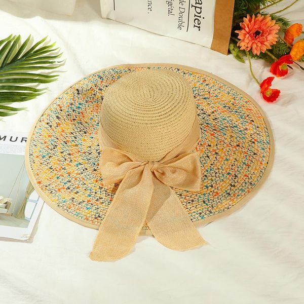 wide brim hats elegant ladies summer 2021 straw for fashion bow women beach sun foldable hat chapeau femme, Blue;gray
wide brim hats elegant ladies summer 2021 straw for fashion bow women beach sun foldable hat chapeau femme, Blue;gray