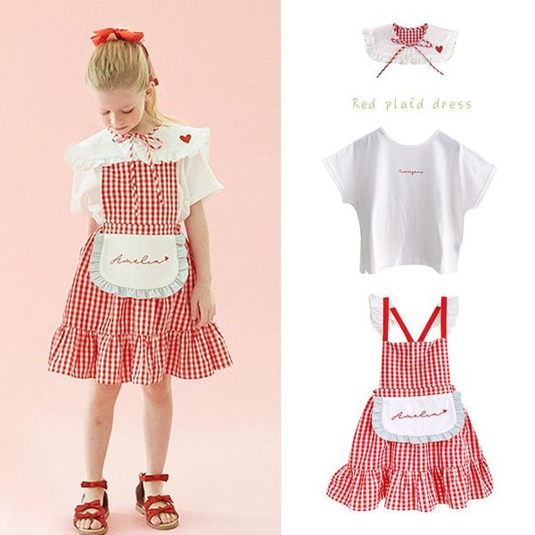 girls' dress 2021 summer korean plaid children's bib skirt western style ruffled baby tide girl's dresses, Red;yellow
girls' dress 2021 summer korean plaid children's bib skirt western style ruffled baby tide girl's dresses, Red;yellow