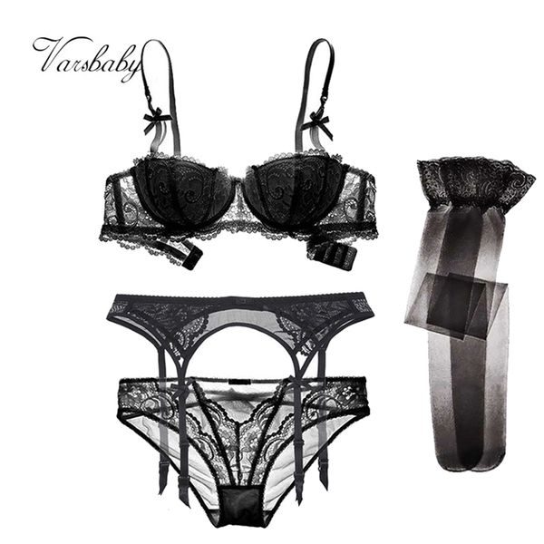 varsbaby bow underwire half cup push up bra set 4pcs bra+panties+garter+stockings for ladies 220308, Red;black
varsbaby bow underwire half cup push up bra set 4pcs bra+panties+garter+stockings for ladies 220308, Red;black