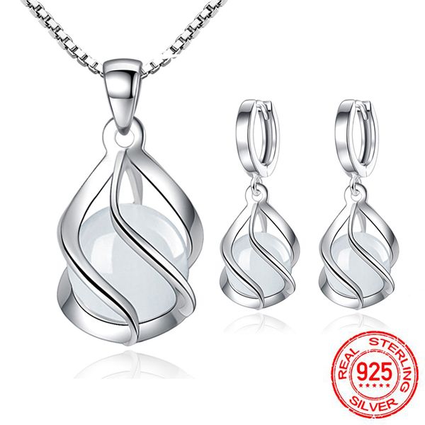 fashion opal earrings & necklace wedding jewelry sets 925 sterling silver engagement gift for women
fashion opal earrings & necklace wedding jewelry sets 925 sterling silver engagement gift for women