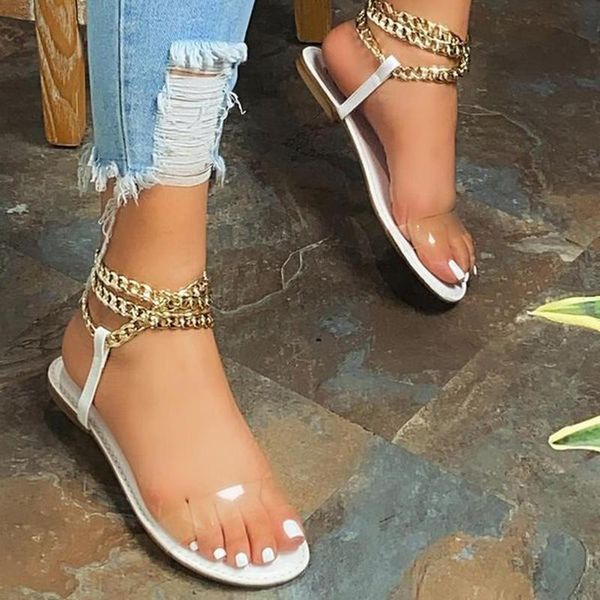 woman shoes summer style retro flat sandals fashion solid color chain open toe outdoor flats women's plus size, Black
woman shoes summer style retro flat sandals fashion solid color chain open toe outdoor flats women's plus size, Black