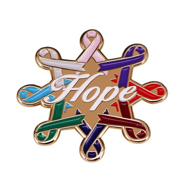 pins, brooches punk metal hope colorful ribbon charm corsage pin fashion concise love/health badge for male/female jewelry accessories gifts, Gray
pins, brooches punk metal hope colorful ribbon charm corsage pin fashion concise love/health badge for male/female jewelry accessories gifts, Gray