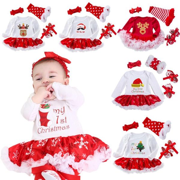 clothing sets lovely baby my first christmas born girls cotton mesh ruffles romper dress with headband shoes 4pcs set, White
clothing sets lovely baby my first christmas born girls cotton mesh ruffles romper dress with headband shoes 4pcs set, White