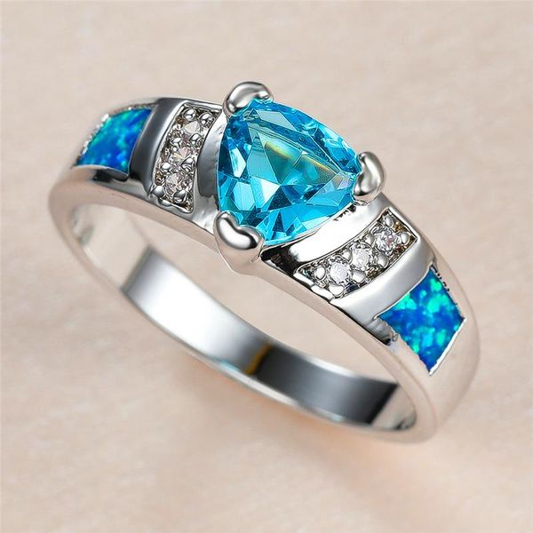 wedding rings luxury female love heart crystal ring charm silver color big for women promise blue opal stone engagement, Slivery;golden
wedding rings luxury female love heart crystal ring charm silver color big for women promise blue opal stone engagement, Slivery;golden