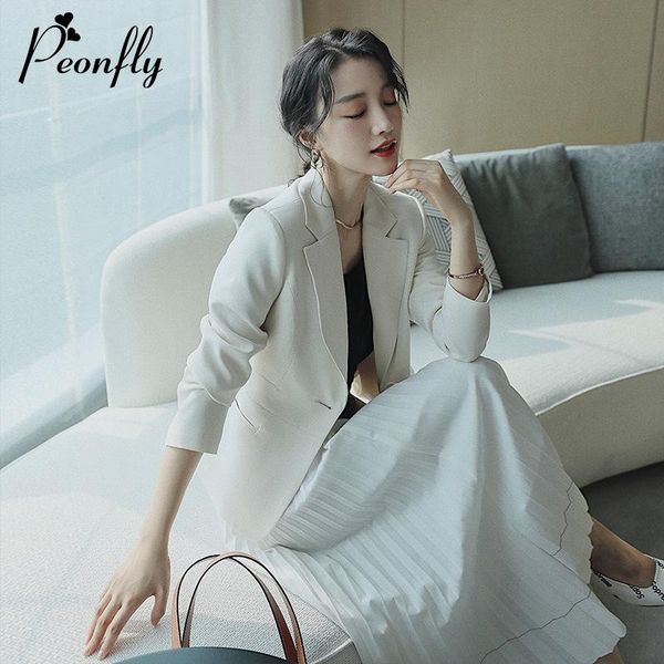 women's blazer fashion spring long sleeve blazers solid one button coat slim office lady jacket female suits &, White;black
women's blazer fashion spring long sleeve blazers solid one button coat slim office lady jacket female suits &, White;black