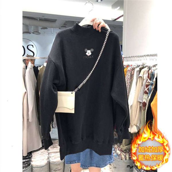 women's hoodies & sweatshirts hoodie plush and thickened winter round neck pullover long sleeve sweater w6le, Black
women's hoodies & sweatshirts hoodie plush and thickened winter round neck pullover long sleeve sweater w6le, Black