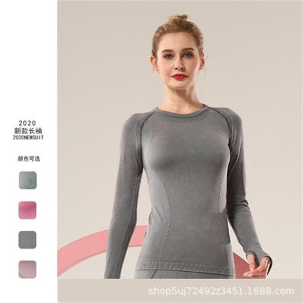 slim fashion net sports red women's semi tight running fast dry yoga suit elastic fitness long sleeve spring and summer, Gray
slim fashion net sports red women's semi tight running fast dry yoga suit elastic fitness long sleeve spring and summer, Gray
