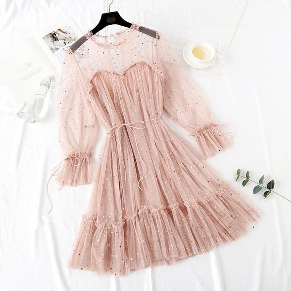 floral dress female mesh spring and summer ruffled lantern sleeve high waist dresses fashion sweet 5 colors casual, Black;gray
floral dress female mesh spring and summer ruffled lantern sleeve high waist dresses fashion sweet 5 colors casual, Black;gray