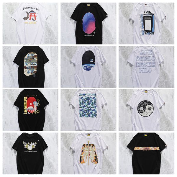 apes women't shirt letter printed men's t-shirts casual summer breathable short sleeve hip hop street tee bring tote bag 0103, White
apes women't shirt letter printed men's t-shirts casual summer breathable short sleeve hip hop street tee bring tote bag 0103, White