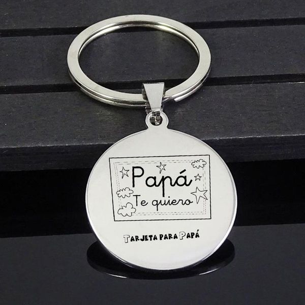 keychains te quiero papa keychain targeta charm jewelry father's day gift for girls, Silver
keychains te quiero papa keychain targeta charm jewelry father's day gift for girls, Silver