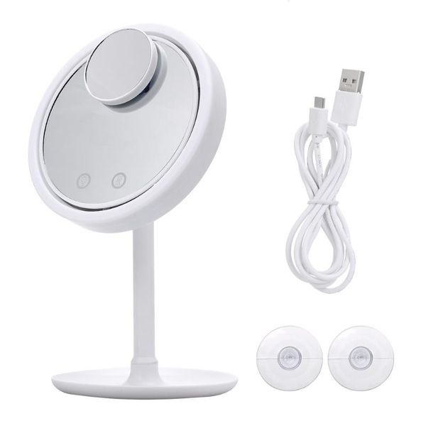 compact mirrors makeup mirror with led light and fan 90degree rotation cosmetic beauty portable table5x magnifier
compact mirrors makeup mirror with led light and fan 90degree rotation cosmetic beauty portable table5x magnifier