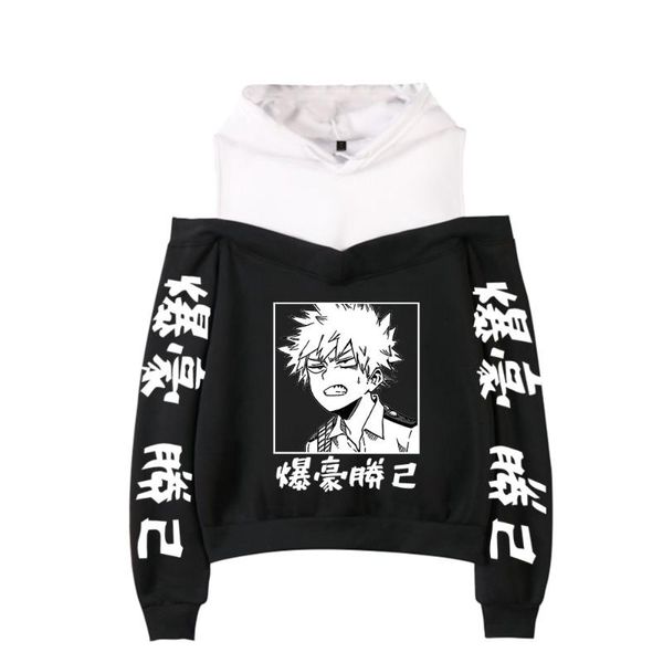 men's hoodies & sweatshirts 2021 anime my hero academia women off shoulder hoodie sweatshirt bakugou katsuki printed pullovers tracksui, Black
men's hoodies & sweatshirts 2021 anime my hero academia women off shoulder hoodie sweatshirt bakugou katsuki printed pullovers tracksui, Black