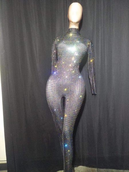 luxurious rhinestones long sleeve jumpsuit women elastic tight fitting black rompers birthday celebrate party outfit nightclub bar crystals, Black;white
luxurious rhinestones long sleeve jumpsuit women elastic tight fitting black rompers birthday celebrate party outfit nightclub bar crystals, Black;white