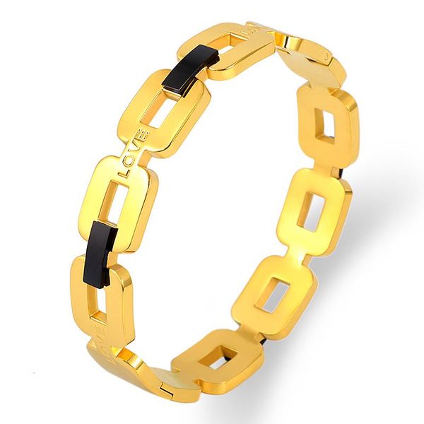 bangle summer 2021 punk jewelry hiphop chain link bracelet for men titanium steel hollow love letter bangles gold color wrist bracelets, Black
bangle summer 2021 punk jewelry hiphop chain link bracelet for men titanium steel hollow love letter bangles gold color wrist bracelets, Black