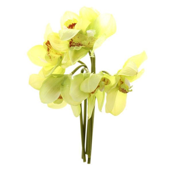 decorative flowers & wreaths 6 heads tablde coration flower diy wedding bride hand home decor artificial orchid (green) long 25cm head diame
decorative flowers & wreaths 6 heads tablde coration flower diy wedding bride hand home decor artificial orchid (green) long 25cm head diame