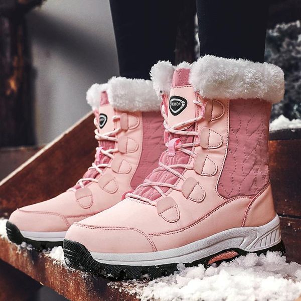 boots women women's winter shoes lace-up woman snow keep warm thick fur ladies ankle, Black
boots women women's winter shoes lace-up woman snow keep warm thick fur ladies ankle, Black