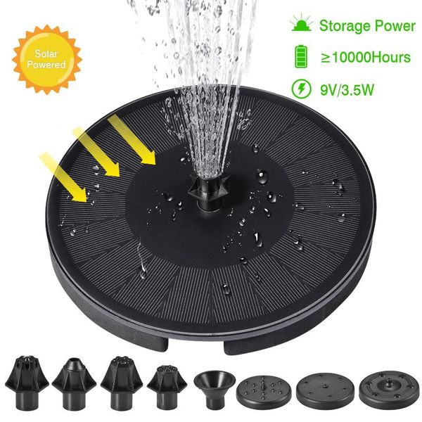 solar fountain floating standing powerful swimming pools panel powered water pump 9v/3.5w waterfall garden decoration decorations
solar fountain floating standing powerful swimming pools panel powered water pump 9v/3.5w waterfall garden decoration decorations