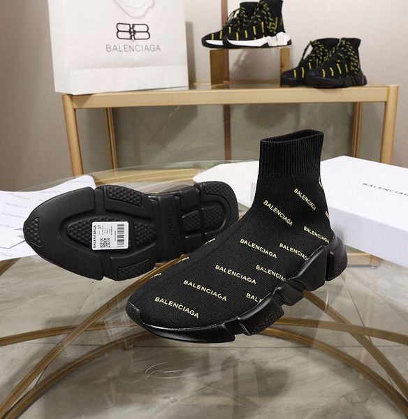 designer men womens shoe speed trainer boots socks casual shoes runners runner sneakers unconventional color matching expensive but knitted, Black
designer men womens shoe speed trainer boots socks casual shoes runners runner sneakers unconventional color matching expensive but knitted, Black
