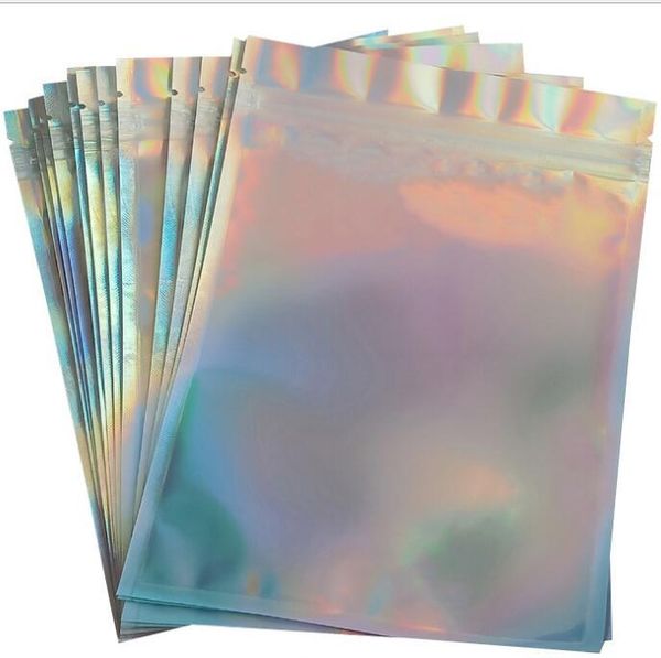 storage bags 100pcs reclosable holographic zipper packaging bag cosmetic jewelry flat pouches laser small plastic
storage bags 100pcs reclosable holographic zipper packaging bag cosmetic jewelry flat pouches laser small plastic