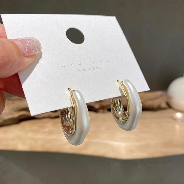 hoop & huggie allme korean fashion irregular pearl earrings for women simulated geometric statement wedding jewelry, Golden;silver
hoop & huggie allme korean fashion irregular pearl earrings for women simulated geometric statement wedding jewelry, Golden;silver