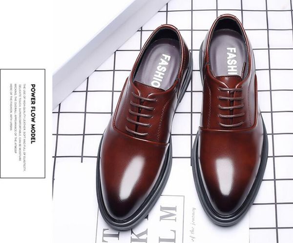 business dress shoes company men's leather fashion casual all-match lazy groom, Black
business dress shoes company men's leather fashion casual all-match lazy groom, Black
