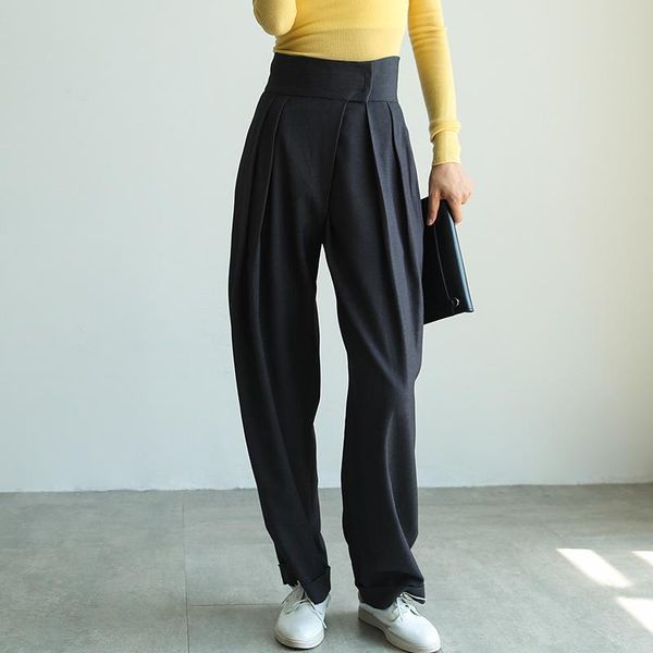 autumn 2021 sense of verticality straight tube leisure floor length trousers high waist shows thin and loose wide leg pants women's & c, Black;white
autumn 2021 sense of verticality straight tube leisure floor length trousers high waist shows thin and loose wide leg pants women's & c, Black;white