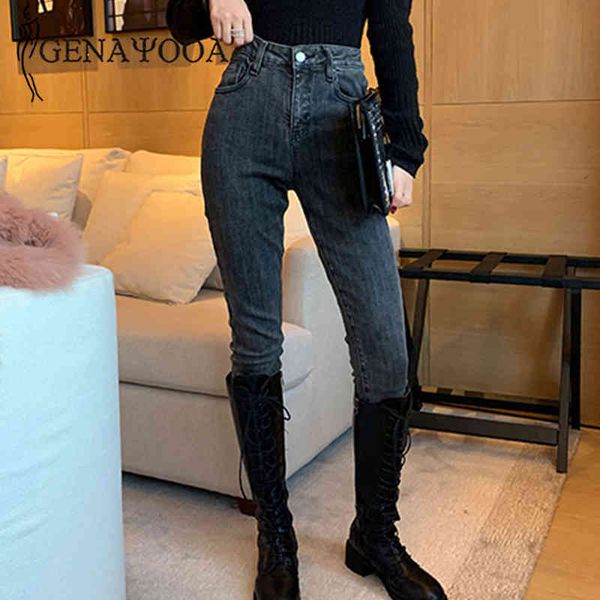 genayooa high waist pants trousers winter autumn skinny boyfriend for women slim pencil jeans straight streetwear 210417, Blue
genayooa high waist pants trousers winter autumn skinny boyfriend for women slim pencil jeans straight streetwear 210417, Blue