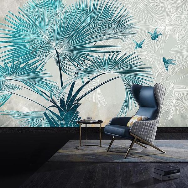 custom po wall paper 3d embossed palm tree bird mural living room bedroom modern luxury wallpaper home decor painting wallpapers
custom po wall paper 3d embossed palm tree bird mural living room bedroom modern luxury wallpaper home decor painting wallpapers