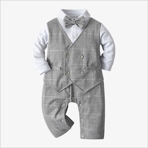 Great Quality Baby Boys Gentleman Style Rompers Spring Autumn Toddler Boy Long Sleeve Jumpsuits with Bowtie Infant Cotton Onesies 0-24months, As picture
Great Quality Baby Boys Gentleman Style Rompers Spring Autumn Toddler Boy Long Sleeve Jumpsuits with Bowtie Infant Cotton Onesies 0-24months, As picture
