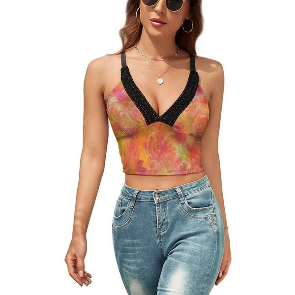 women's tanks & camis delirium tank tight print stylish camisole night out women street wear crop, White
women's tanks & camis delirium tank tight print stylish camisole night out women street wear crop, White