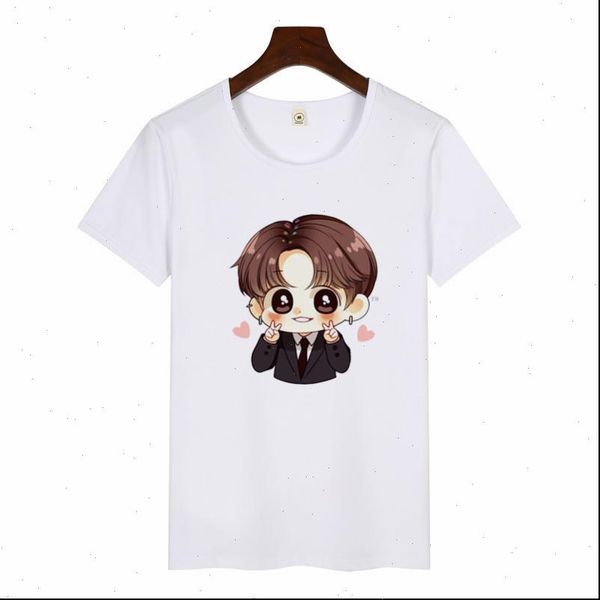 female women t shirts shirt suga jimin album print graphic korean version harajuku kawaii cartoon top, White
female women t shirts shirt suga jimin album print graphic korean version harajuku kawaii cartoon top, White