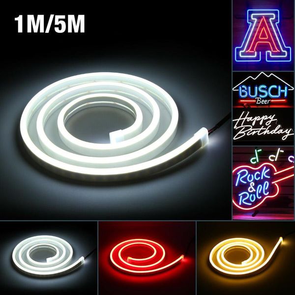 strips 1m/5m strip tape neon light tube dc 12v waterproof led lights diy flexible sign colorful rainbow
strips 1m/5m strip tape neon light tube dc 12v waterproof led lights diy flexible sign colorful rainbow
