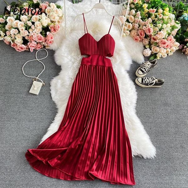neploe temperament party strapless camis long dress women high waist hip a line vestidos sleeveless draped slim robe summer casual dresses, Black;gray
neploe temperament party strapless camis long dress women high waist hip a line vestidos sleeveless draped slim robe summer casual dresses, Black;gray