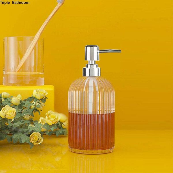 liquid soap dispenser 1 pc 400ml glass bottle transparent nordic style vertical stripe hand sanitizer bathroom el bottles
liquid soap dispenser 1 pc 400ml glass bottle transparent nordic style vertical stripe hand sanitizer bathroom el bottles